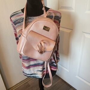 Chic Pink Backpack by Ihayner